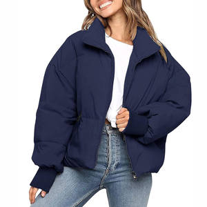 <b>women's</b> puffer jacket lined quilted <b>padded</b> insulated warm <b>coat</b> with zipper closure breathable stylish Puffer jacket - Product Image 1