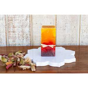 ถาดหินอ่อนตกแต่งลายดอกไม้ - Product Image 1