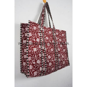 Bolsa de Compras Profesional Ecológica 100% Algodón, Materiales Duraderos, Diseño Floral Elegante, Esencial para el Trabajo, Bolsa de Playa - Product Image 4