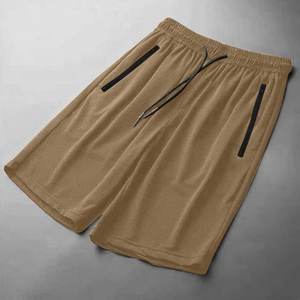 Pantalones cortos para correr Fitness de seda helada para hombre, pantalones cortos de algodón suave para yoga, ropa de playa informal para entrenamiento - Product Image 4