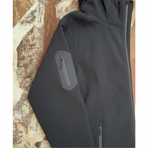 Chaqueta Cortavientos Impermeable con Capucha y Cremallera para Hombre, Estilo Casual Inteligente para Correr, Otoño, OEM, con Logotipo Frontal - Product Image 5