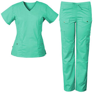 Designs d'hôpital Europe Uniformes d'infirmières d'hôpital Scrubs Suit Hôpital Doux Extensible Uniforme Respirant Scrubs XS à 6XL - Product Image 4
