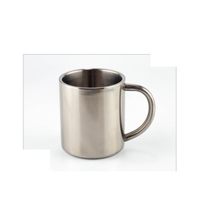 Mug à boisson de mariage en acier inoxydable, tasse à café, mug à lait, meilleur prix, design classique, motif personnalisé, mug en métal en gros - Product Image 2