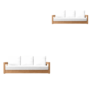 Sofá moderno de teca para patio, muebles de exterior de teca, cómodo sofá de conversación hecho en Indonesia - Product Image 6