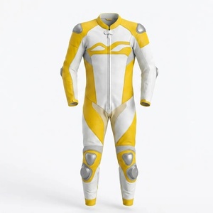 Nuevo Diseño, Traje de Motociclista de Cuero Personalizado OEM, Traje de Motociclista para Hombre al por Mayor, Traje de Motociclista de Cuero de Alta Calidad - Product Image 4