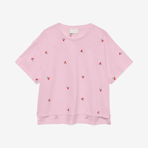 Camiseta personalizada para mujer con diseño de bordado, 100% algodón de alta calidad, salida de fábrica ecológica para camisetas con logotipo de verano - Product Image 3