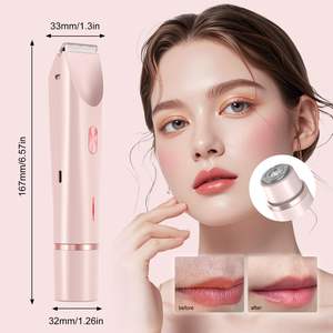 Tondeuse électrique en céramique pour femme, épilation indolore pour le visage, le corps et les zones intimes - Product Image 2