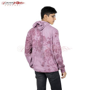 Sudadera con capucha para hombre con estampado de tinte de corbata de moda en estilo pulóver de la colección Basics - Product Image 4
