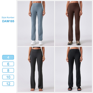 Butt Lifting Flared Leggings for Women High Waisted Wide Leg Yoga Pants Workout <b>Tummy</b> <b>Control</b> Leggings - Product Image 5