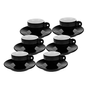 Ensemble de tasses en céramique Dago personnalisées de 6 pièces, vaisselle promotionnelle - Product Image 1