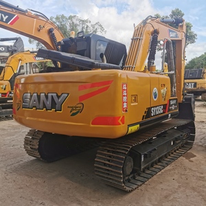 Excavatrice sur chenilles hydraulique compacte Sany SY135C de 13,5 tonnes, d'occasion et bien entretenue, en stock pour la construction - Product Image 5