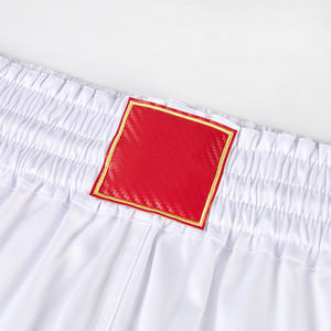 บริการ OEM กางเกงชกมวยไทย MMA แบบยืดได้ พิมพ์ลายดิจิทัล ทนทาน ระบายอากาศดี สำหรับการฝึกซ้อมและกีฬามวย - Product Image 4