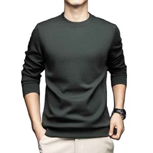 Sudadera Casual Ajustada para Hombre, 100% Algodón, Felpa, Varios Colores, Corte Holgado, Transpirable, Diseño Liso - Product Image 4