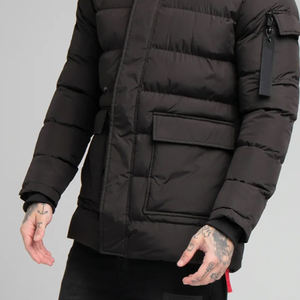 Chaqueta de Invierno Reversible para Hombre, Ecológica, con Relleno de Algodón, Logotipo Frontal Personalizado - Product Image 4