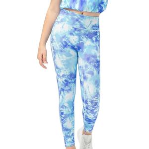 Nuevos diseños de cintura alta Leggings de yoga Sublimación Logo Imprimir Mujeres Leggings Yoga Fitness Leggings transpirables - Product Image 1