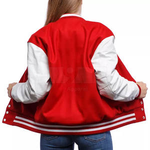 2025 Top vente femmes à manches longues coton rempli Letterman veste respirant tricoté conception pour l'hiver prix de gros - Product Image 4