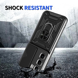 Béquille armure anneau fenêtre coulissante coque de téléphone pour Infinix Hot 60 Pro PLUS 60i Note 50 Pro + Itel City 100 étui pochettes de téléphone - Product Image 4