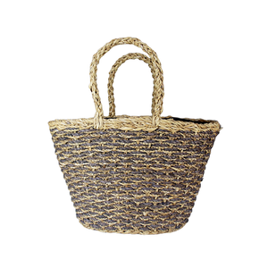 Chaud à la mode Boho Chic plage tous les jours naturel Jute riz paille jonc de mer mode sac fourre-tout léger Portable OEM ODM disponible - Product Image 2