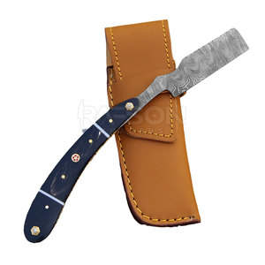 Chuyên Nghiệp Damascus Thép Không Gỉ Thẳng Dao Cạo Tái Sử Dụng Gấp Cạo Râu Dao Cạo Cho Thợ Cạo Râu Chuyên Nghiệp - Product Image 1