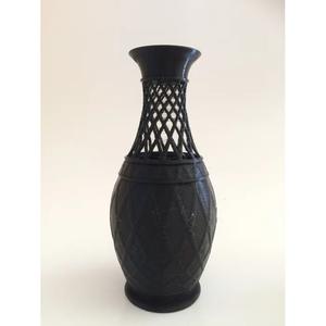 Fresh Arrival Simple Design Modern Style <b>Black</b> Metal Aluminum <b>Flower</b> <b>Vase</b> Customizable Tabletop Wholesale Price - Product Image 4