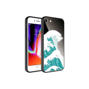 Coque de téléphone en silicone à motifs personnalisés de la série JoieCreatif pour iPhone 7, coque rigide en époxy anti-traces de doigts avec protection de l'appareil photo - Product Image 1