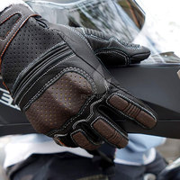 Concevez vos propres gants de moto en cuir personnalisés unisexes antidérapants à doigts complets au meilleur prix, vente en gros, dernier style
