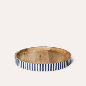Plateau rond en bois et résine de qualité supérieure pour servir les repas et les boissons, articles de cuisine très vendus, plateau à café en bois d'acacia pour le petit-déjeuner - Product Image 6