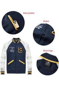 New Fashion <b>Low</b> Price Mens Bomber Jackets Baseball Classic <b>Top</b> Winter Outwear Varsity Jacket - Product Image 4