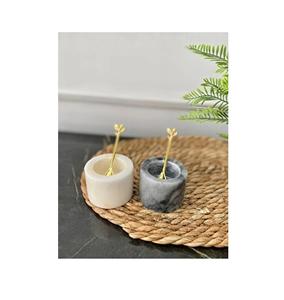 Salero de mármol antiguo 100% piedra blanca Real, pieza de alta calidad, diseño superior, cuenco de sal de mármol para venta al por mayor - Product Image 3