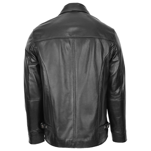 Men <b>Leather</b> <b>Jacket</b> Genuine Style Premium Quality Outerwear Designed for Casual Wear Winter Fashion and Daily Street Use - Product Image 2