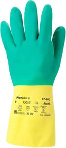 Guantes Ansell AlphaTec Bicolor 87-900 Resistentes a Químicos (Látex y Neopreno) para Protección Química Amplia - Product Image 2