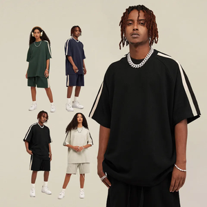 OEM Unisex hombres/mujeres camiseta de gran tamaño Camiseta de peso pesado con alta calidad 100% Camiseta de algodón Ventas al por mayor ropa casual tee Shi - Product Image 3