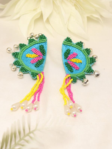 ต่างหูเม็ดลูกปัดสำหรับผู้หญิงโดยแฟชั่นเรืองแสง - Product Image 6