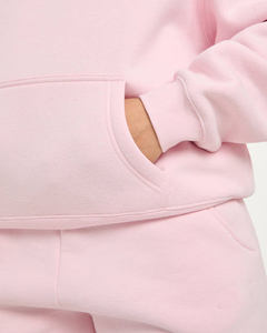 Sudadera con Capucha Extra Grande de Felpa Clásica Rosa Personalizada Más Vendida, Sudadera con Capucha Antiarrugas y Transpirable para Mujer - Product Image 6