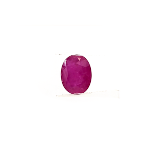 Rubis naturel non traité du Mozambique de 8,83 carats, taille ovale, variété rouge, Tanzanite, Pierre de lune arc-en-ciel, Péridot, Turquoise, Opale, Opale rose - Product Image 3