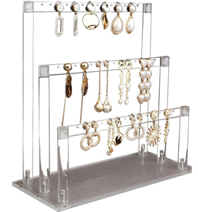 Support d'affichage pour anneaux en acrylique très demandé, porte-boucles d'oreilles, présentoir à pendentifs, pierres précieuses, présentoir à bijoux, vente chaude - Product Image 5