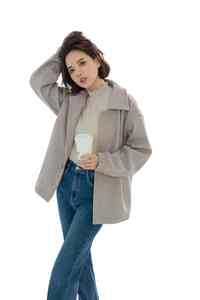 Jeans en denim pour homme, coupe slim, droite, taille mi-haute, déchirés, usés, lavés, respirants, style streetwear d'été - Product Image 4