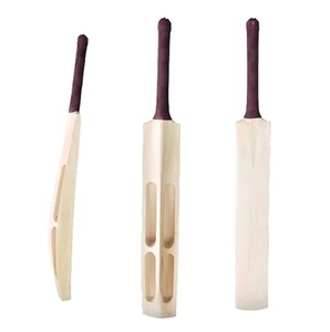Bate de críquet de madera de Sauce de primera calidad con mango largo sólido duradero, bate de críquet ligero para entrenamiento de práctica - Product Image 5