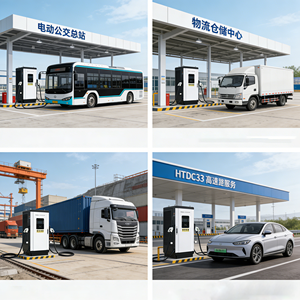 Nuevo Cargador Comercial para Vehículos Eléctricos, DC 360kW 400V OCPP CCS Chademo GB/T, Estación <span class=keywords><strong>de</strong></span> Carga para Vehículos Eléctricos - Product Image 1