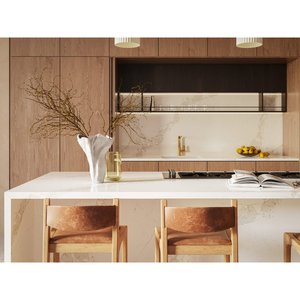 Placa de Cuarzo Premium Calacatta Nectar de 15-30 mm de Grosor, Duradera, Ecológica, Diseño Moderno para Encimeras de Cocina y Muebles de Baño - Product Image 5