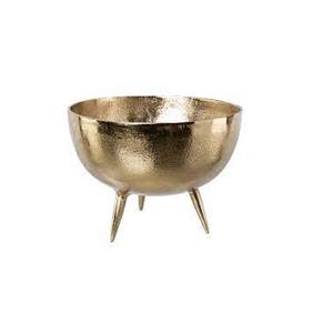 Multi Purpose Deep Aluminum Gold Polished Serving <b>Bowl</b> For All Cuisines Suitable For Soups <b>Curries</b> And Salads - Product Image 4