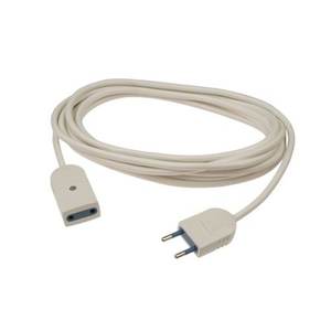 Cable de Extensión Eléctrico Blanco de 5m H03VV-F 2x0.75 mm² (10A 2P) Categoría de Producto Cables y Alambres PP0377 1R - Product Image 1