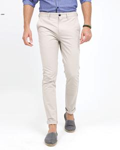 2024 pantalones transpirables de Color sólido en blanco para hombre, Pantalones rectos, Pantalones chinos de negocios informales, Pantalones chinos ajustados personalizados para hombres - Product Image 4