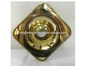 เครื่องบดสมุนไพรแห้งทองเหลืองคุณภาพสูง ดีไซน์ใหม่ หรูหรา พร้อมลายสลักมือลึก - Product Image 2