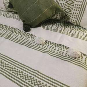 Manta Marroquí Hecha a Mano, Auténtica, Artesanal, Diseño Tribal, Suave, Tejida, Decoración para el Hogar, Regalo - Product Image 1