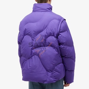 Veste matelassée à col montant pour homme, best-seller, automne, avec personnalisation du logo sur le devant, design de haute qualité - Product Image 2