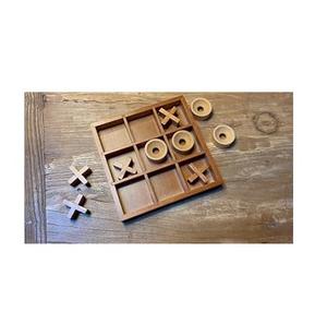 Puzzle Board Bois Tic Tac Toe Jeu Conception Classique Jeu À Deux Joueurs pour Table Basse Décor Engageant Divertissement De Table - Product Image 4