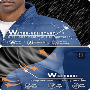 Chaqueta de Plumón para Hombre, con Capucha, Gruesa, Impermeable, para Actividades al Aire Libre, Otoño e Invierno, Precio de Fábrica - Product Image 2