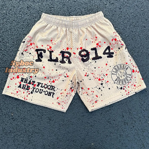 Peur de Dieu maille court pour hommes élégant Sublimation basket-ball court été respirant maille court pour tenues d'été - Product Image 3