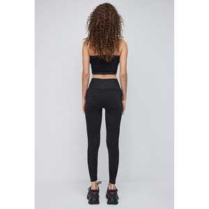 Leggings de Cintura Alta sin Costuras, Transpirables, de Chifón, con Diseño de Malla con Letras, Estilo Casual/Deportivo, Talla XL, Cálidos, Suaves, de Spandex - Product Image 5